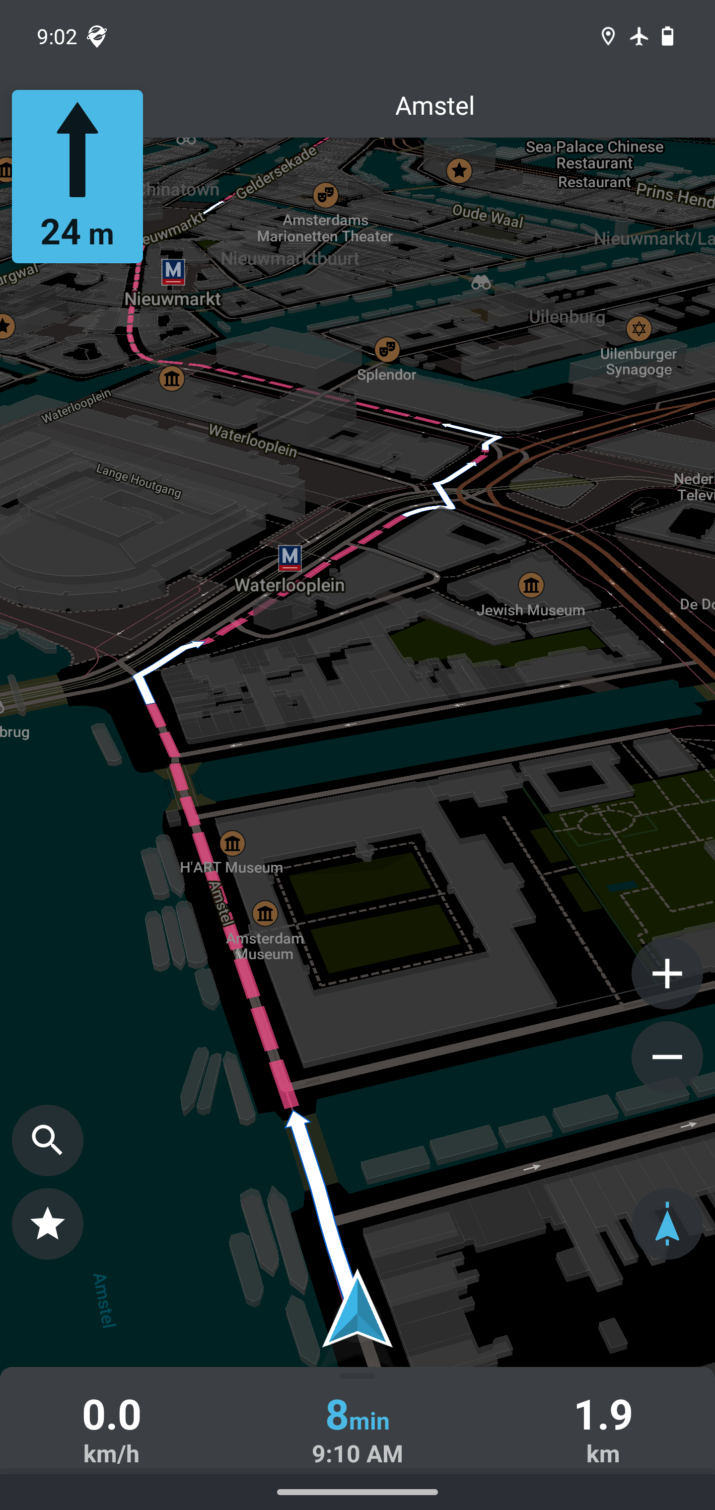 Navigation in dark mode Navigation in dark mode